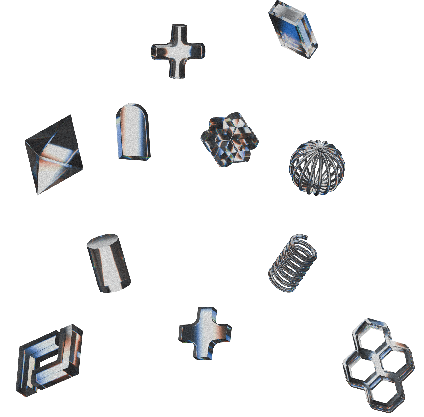 Geometric montage mobile